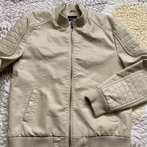 Faux Leather Mens Jacket